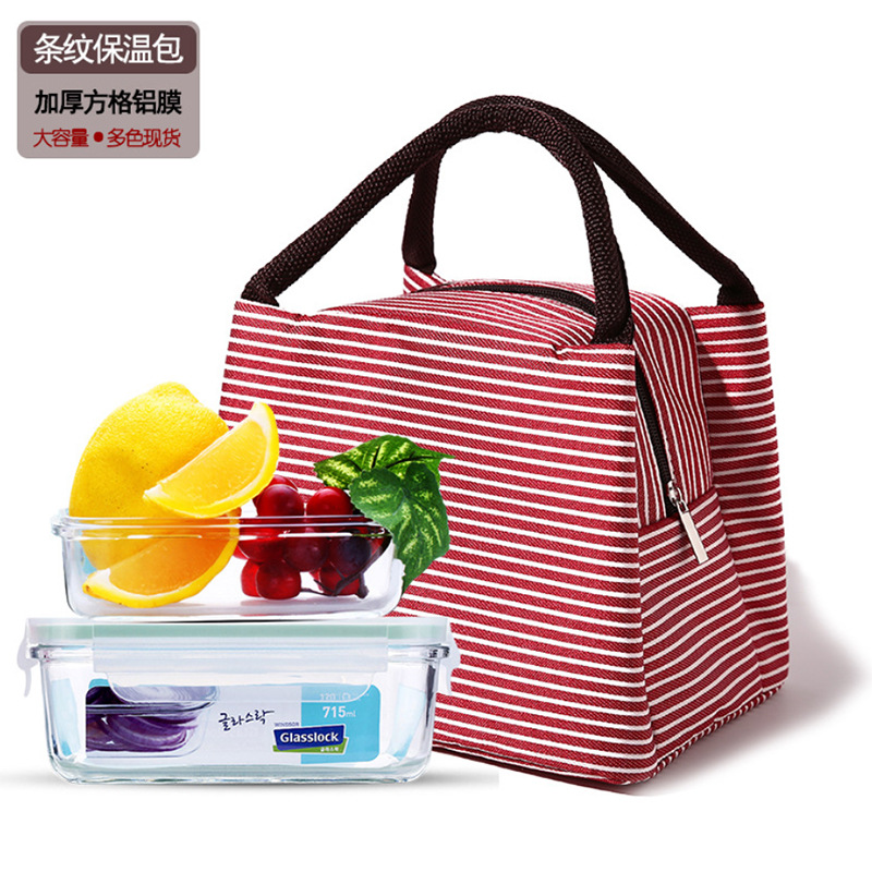 Portable bento bag, insulated bag, lunch box bag, lunch bag, lunch box storage bag, work school stall wholesale