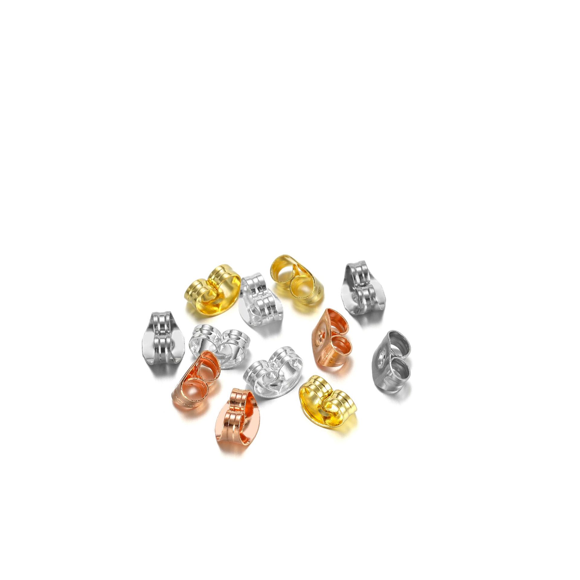 304 Stainless Steel Material 1 Piece 4.5*6mm 304 Stainless Steel Solid Color Earplug