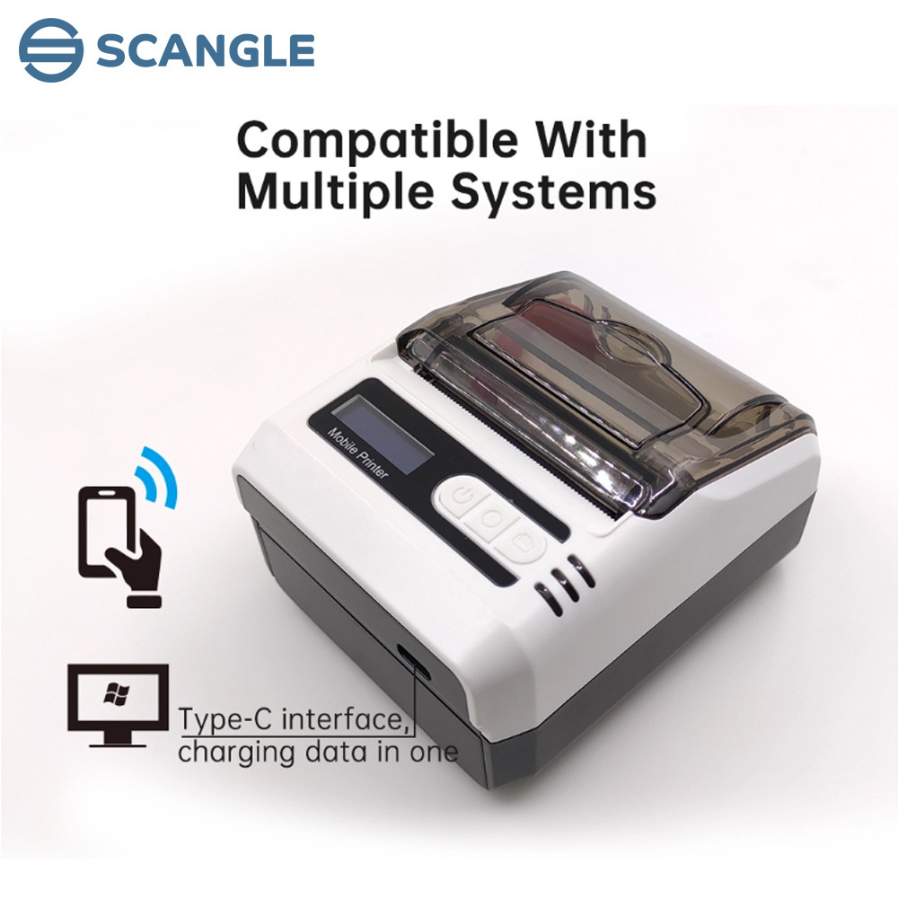 Handheld small printer, 58mm, bluetooth