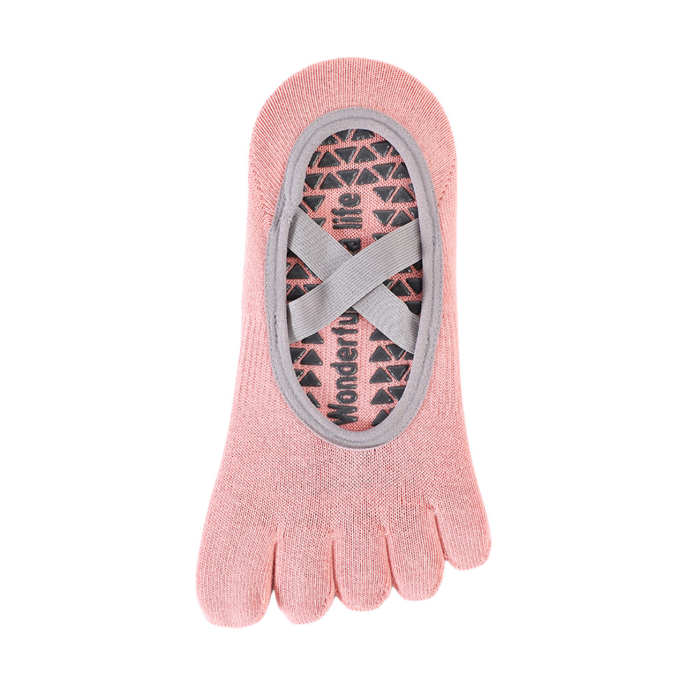 Calcetines con tiras en los dedos-rosa