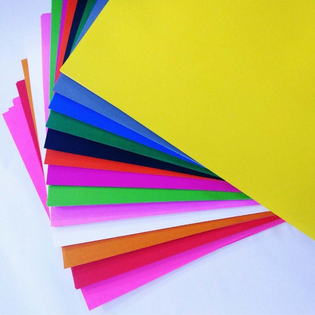 4K硬卡纸幼儿园绘画装饰DIY卡纸 手工制作彩色卡纸儿童剪纸