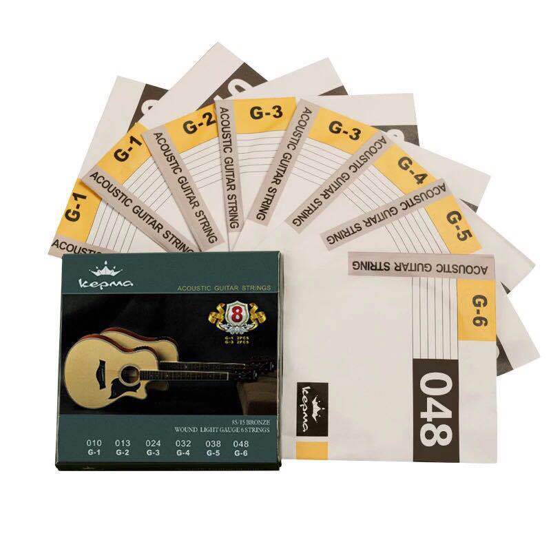 Kama Kepma Phosphor Bronze Yellow A1CD1C Guitar Strings Ballad Wood Guitar Strings suit Steel Wire Strings