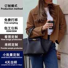 跨境2025新款显瘦外套复古美式仿麂皮休闲老钱风宽松翻领夹克女式