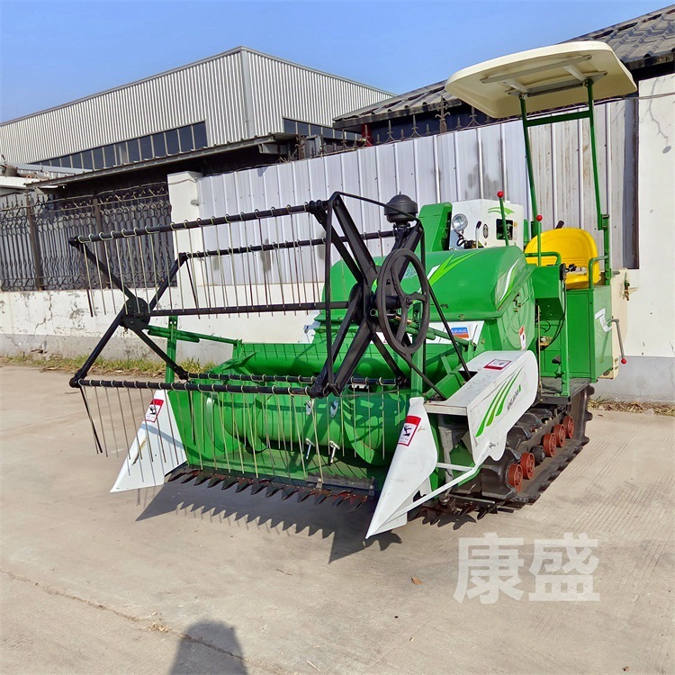 厂家直发水稻小麦脱粒收获机联合收割机水旱两用大豆收割机