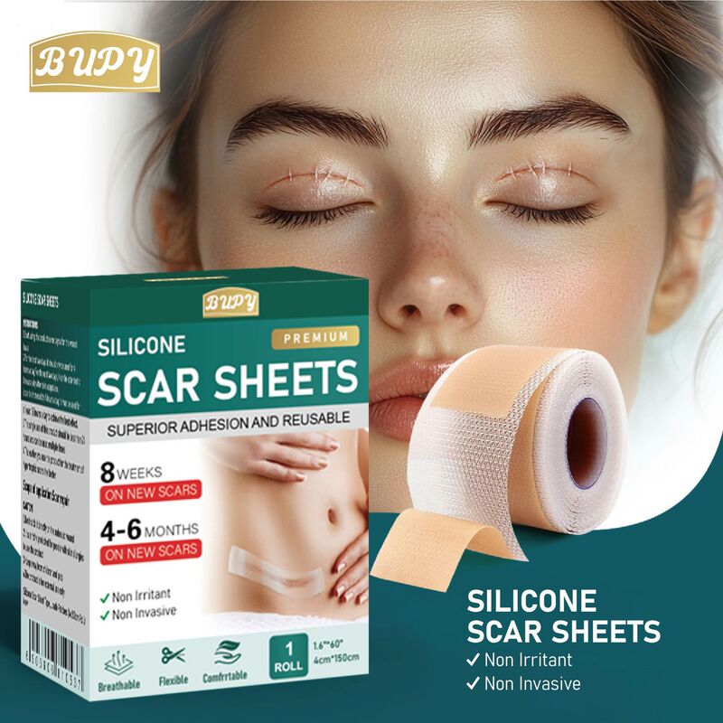 Cross-Border Bupy Silicone Gel Scar Patch to Fade and Moisturize Skin Care Silicone Gel Scar Patch Scar Patch Cross-Border Bupy Silicone Gel Scar Patch to Fade and Moisturize Skin Care Silicone Gel Scar Patch Scar Patch