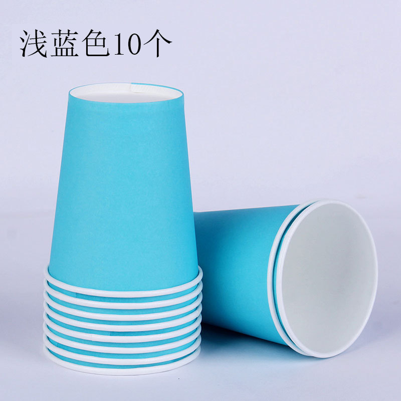 10 tazas de papel coloridas para jardín de infantes materiales hechos a mano tazas de papel espesadas artísticas DIY materiales hechos a mano image 15
