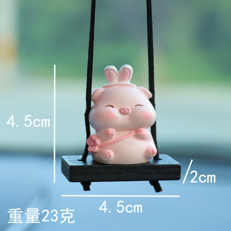 Cross-border e-commerce for creative piggy car interior pendants car ornaments car pendants decorative pendants