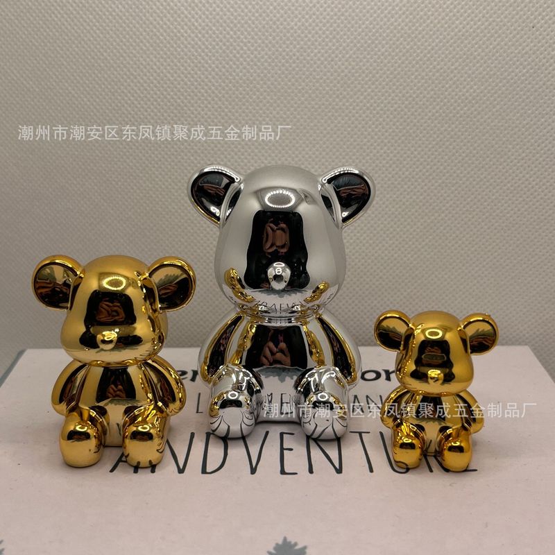 工場卸売暴力クマティッシュボックスホームリビングルームコーヒーテーブルダイニングテーブルティッシュボックス装飾プラスチックカバートップビーズ装飾品|undefined