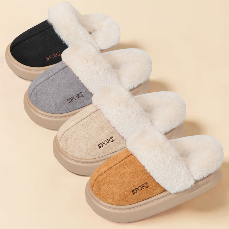 Zapatos de algodón para mujer nuevo estilo trapeador de algodón de gran tamaño transfronterizo más botas de nieve gruesas de terciopelo botas cortas de moda botas de algodón cálidas y frías al por mayor