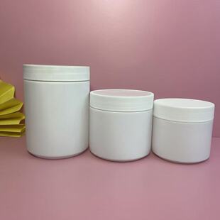 250ml300ml500ml white plastic tank PE plastic bottle explosive salt small plastic bucket powder tank paste bucket