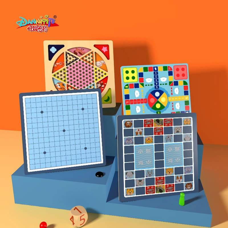 Children's Airplane chess, strategy game, Gomoku, universal toy for elementary school students, 2 in 1