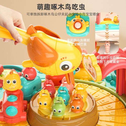 Early Education Game Table Toy Desk for Children, Multifunctional Cognitive Learning Table for Babies, Suitable for 1-2 Year Old Girls and Boys