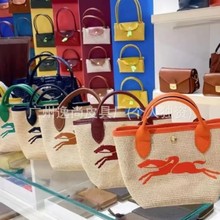 新款龙襄草编大马托特包手提包单肩斜挎编织包大小号大容量手拎包