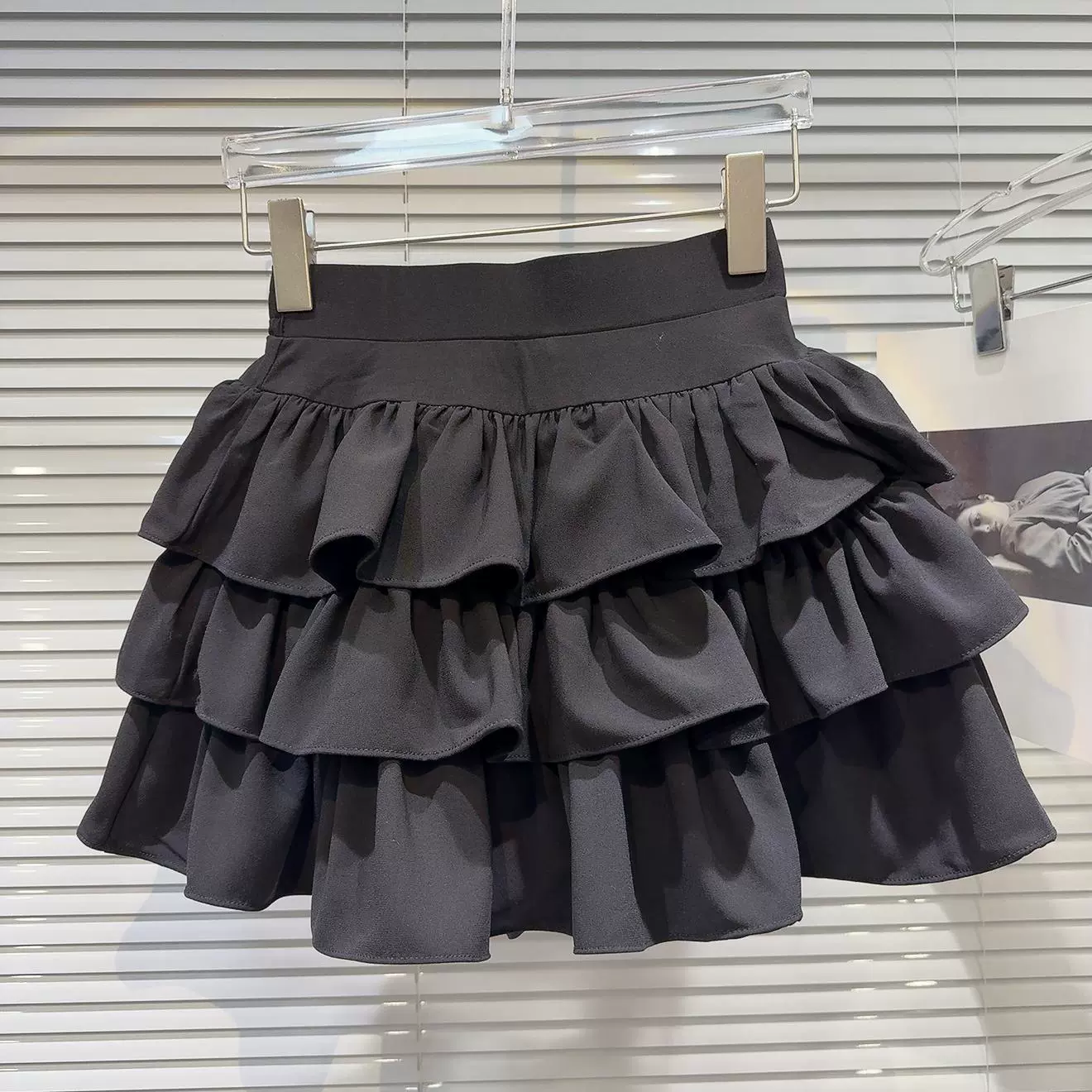 Весенняя милая цветная юбка, стиль Chanel, тренд сезона, высокая талия