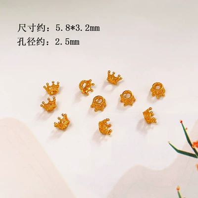waist-shaped separator bead bracelet Zərgərlik ara hissələri - crown