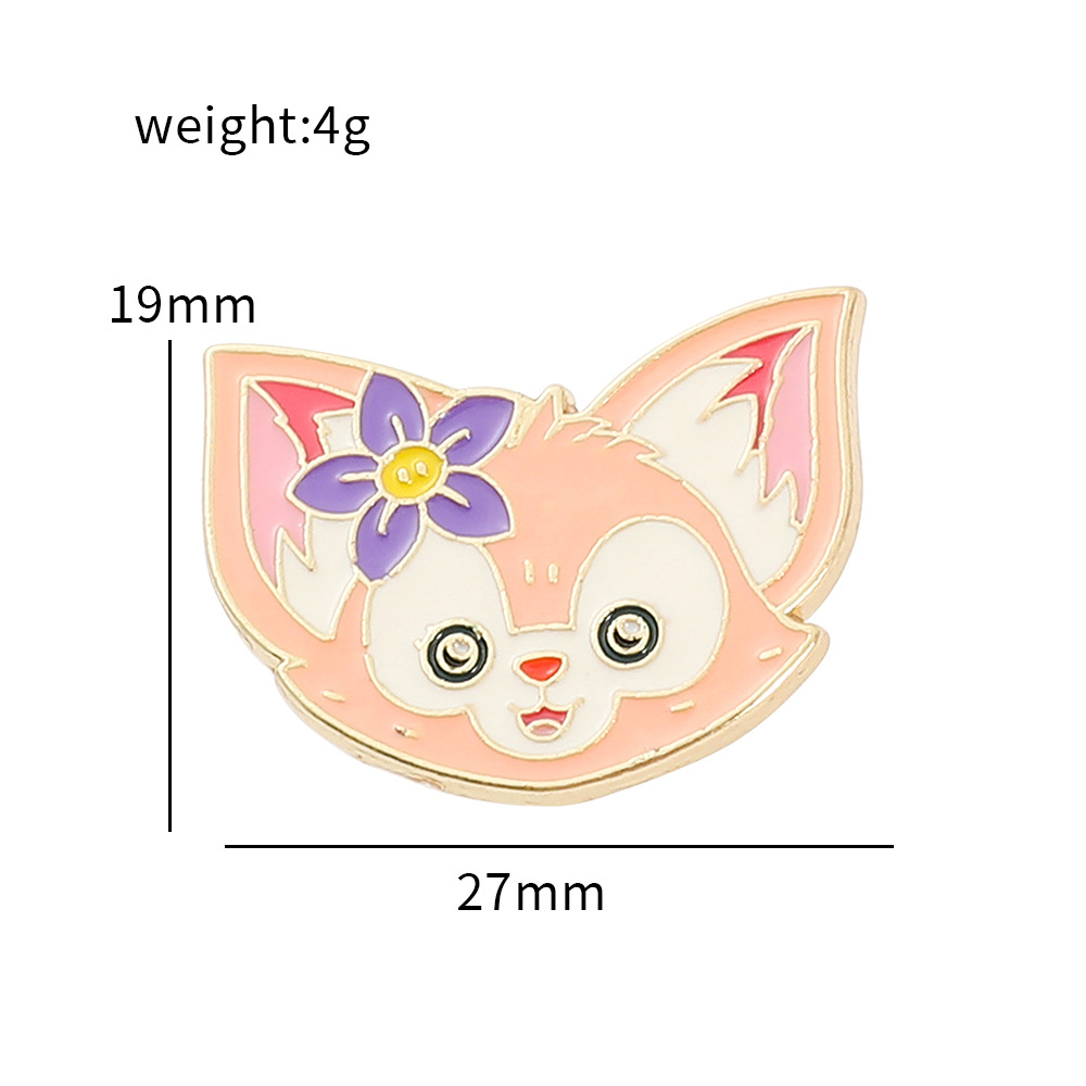 Venta caliente cien Sanrio serie de metal broche de dibujos animados coolomi Yugui perro KT gato todo-fósforo de moda insignia