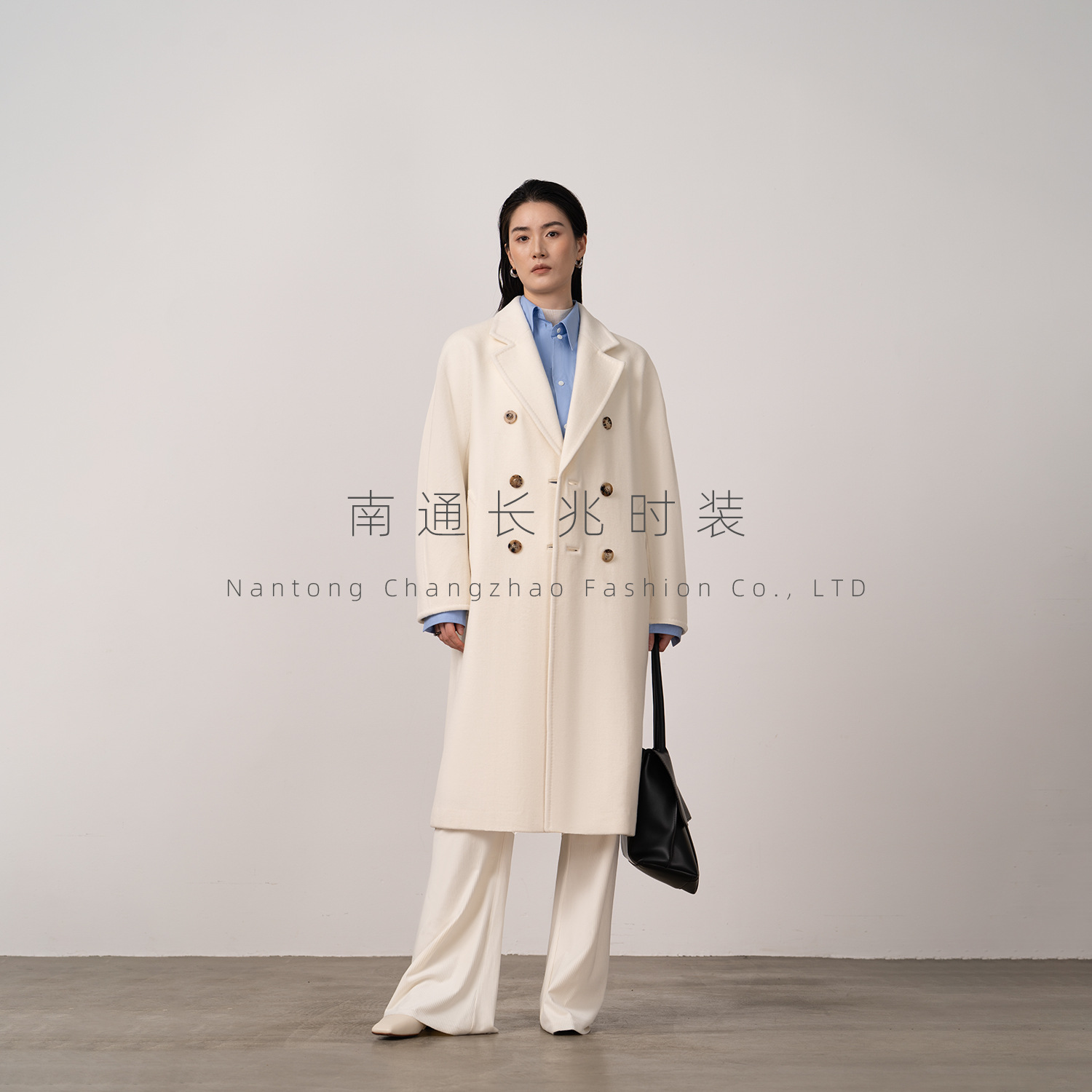 Light Luxury Bemberg Jin 801Pro Version m Brand Glossy Iodine Silk Cashmere Coat for Women, Autumn/Winter 2026