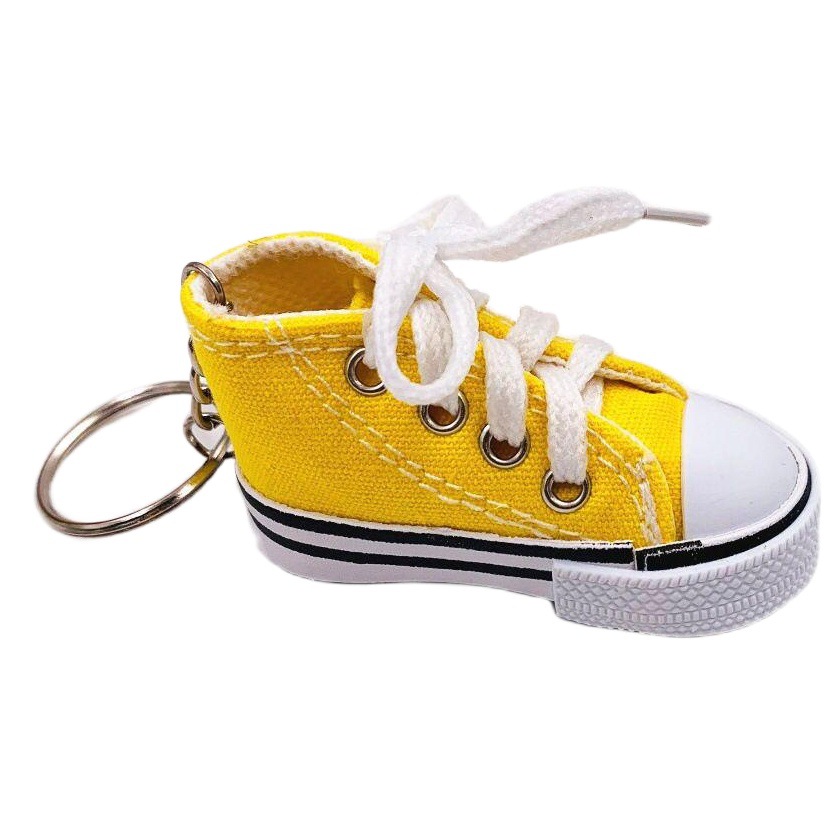 Mini simulación zapatos de lona llavero colgante zapatos deportivos equipaje coche personalizado colgante regalo creativo