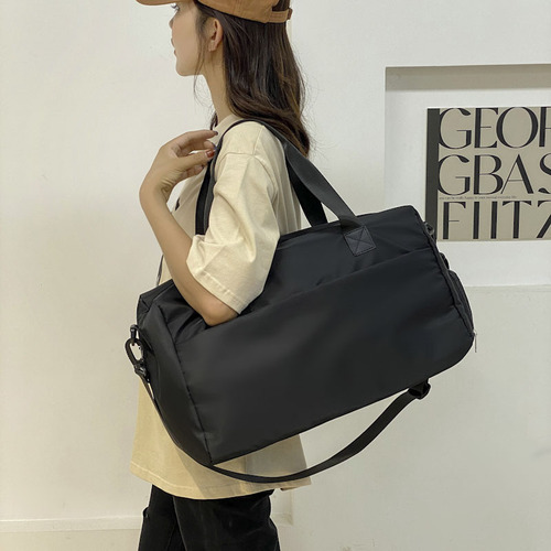 Fitness bag, dry and wet separation shoe position training yoga bag, women's large-capacity portable luggage bag, leisure sports travel bag