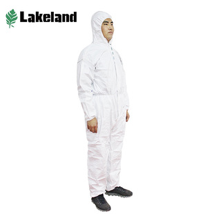 Relkland AMN428E chemical protective clothing one-piece suit dust-proof liquid splash-proof chemical agent hooded protective clothing