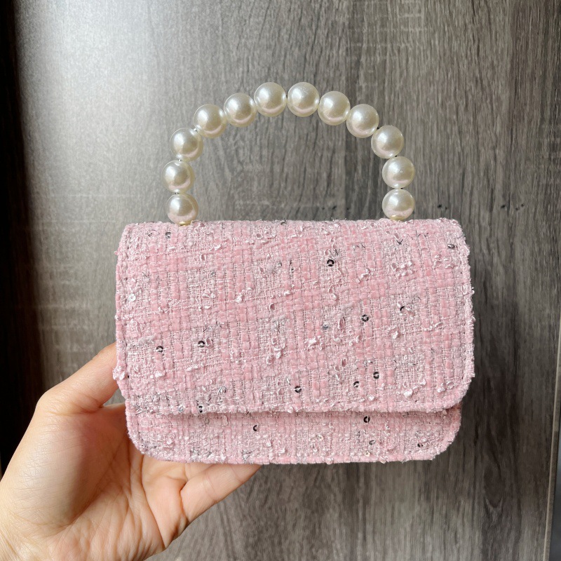 자수실 핑크 그리드