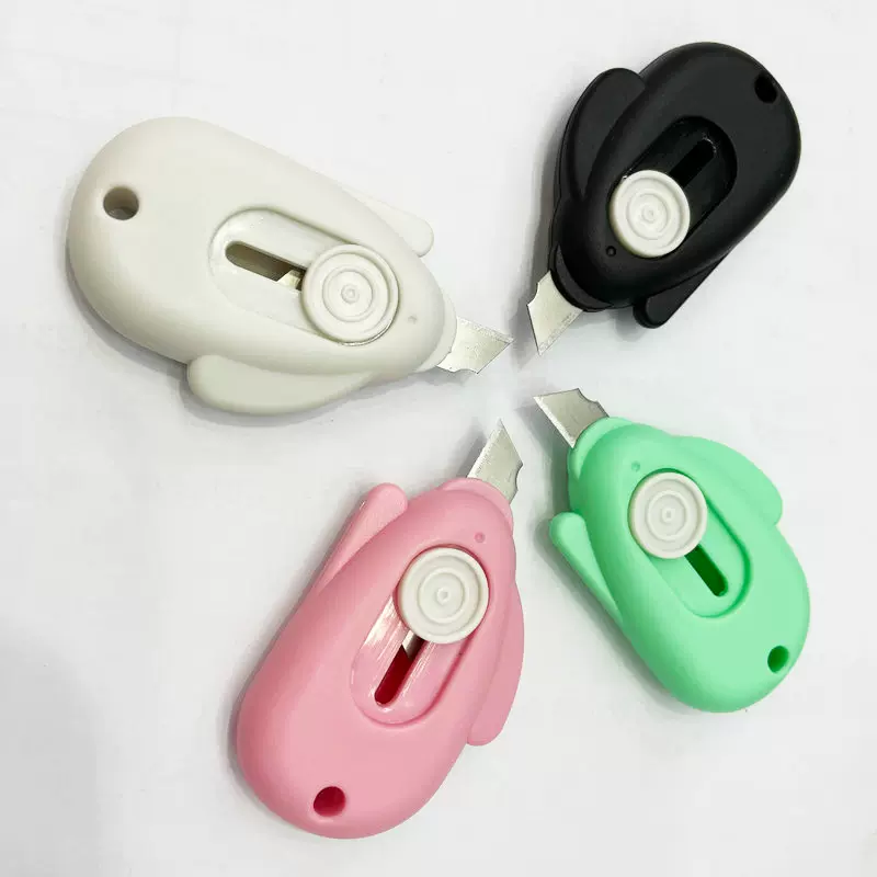 迷你美工刀便携小号快递开箱刀拆信封办公裁纸美工刀厂家现货批发