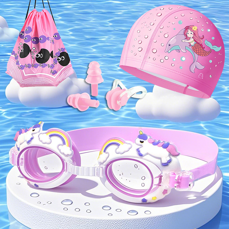 Gafas de Natación Infantil de PC Impermeable y Antivaho para Piscina image 27