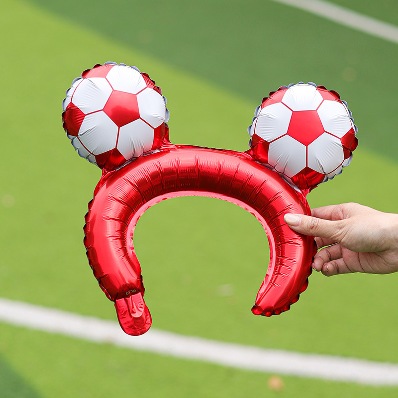 Nuevo transfronterizo 2026 Copa del Mundo globo de fútbol decoración de modelado camiseta globo suministros de fiesta de la Copa de Europa