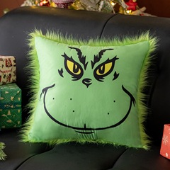 新型絨毛緑毛グリーン奇ソファー抱き枕カバーピンククロスボーダー起爆クリスマス祝日装飾クッション