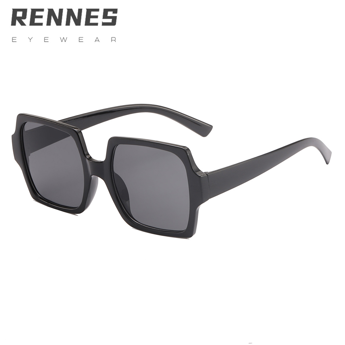 2022 nueva moda europea y americana gafas de sol cuadradas gafas de sol de calle de color jalea ins gafas de sol de tendencia transfronteriza