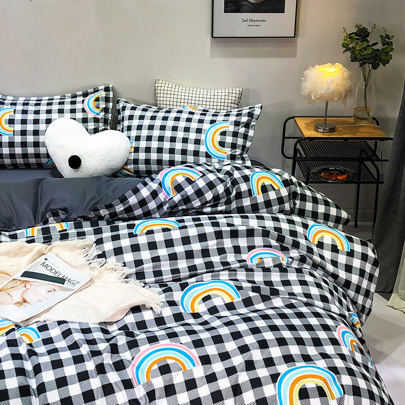 K12 격자 무늬 무지개