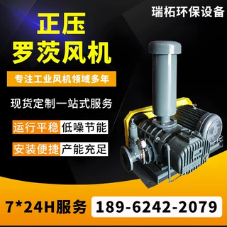 瑞柘环保 燃烧炉送风三叶罗茨风机 物体输送罗茨风机安装供应