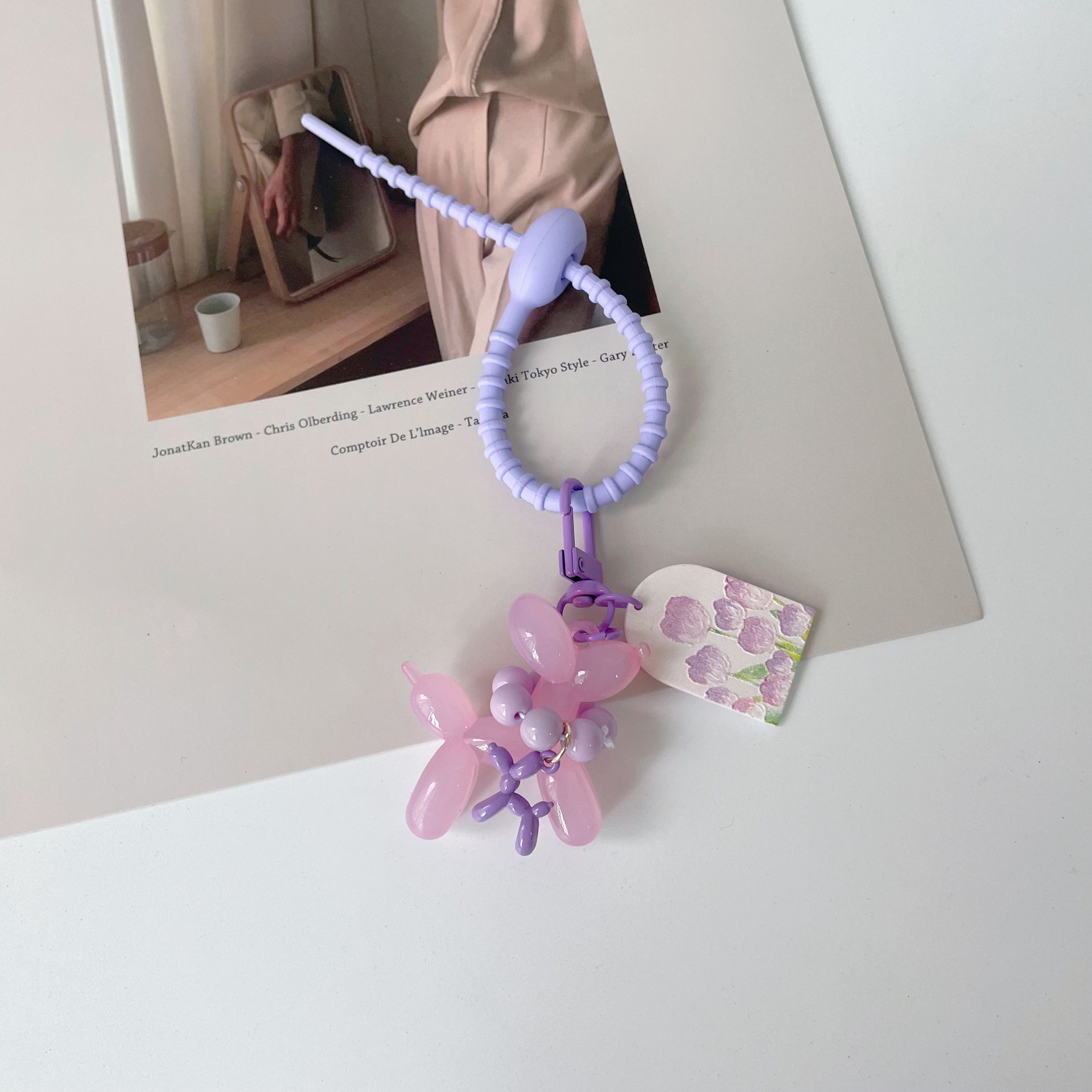 Luz púrpura anillo + jalea en polvo