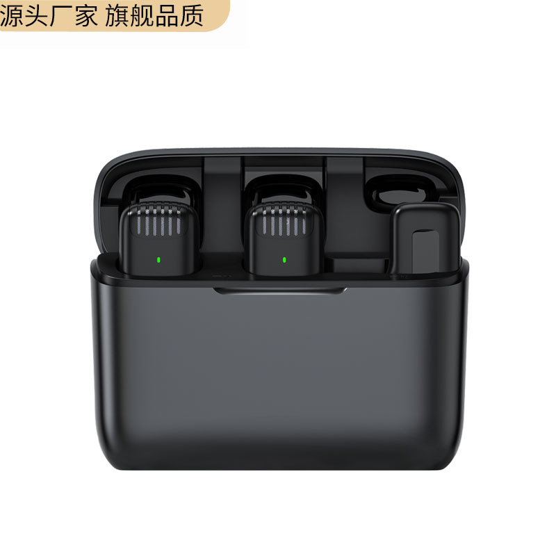 Micrófono de clip de cuello J13 transfronterizo teléfono móvil grabación al aire libre computadora karaoke en vivo mini radio reducción de ruido Micrófono inalámbrico