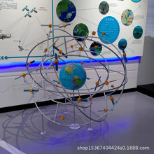 大型北斗组网航空航天卫星仿真模型祝融号火星车玉兔号月球车火箭