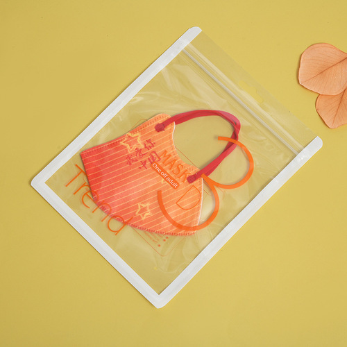 3D adult packaging bag, simple and transparent, new environmentally friendly and hygienic composite bag, hangable ziplock bag wholesale