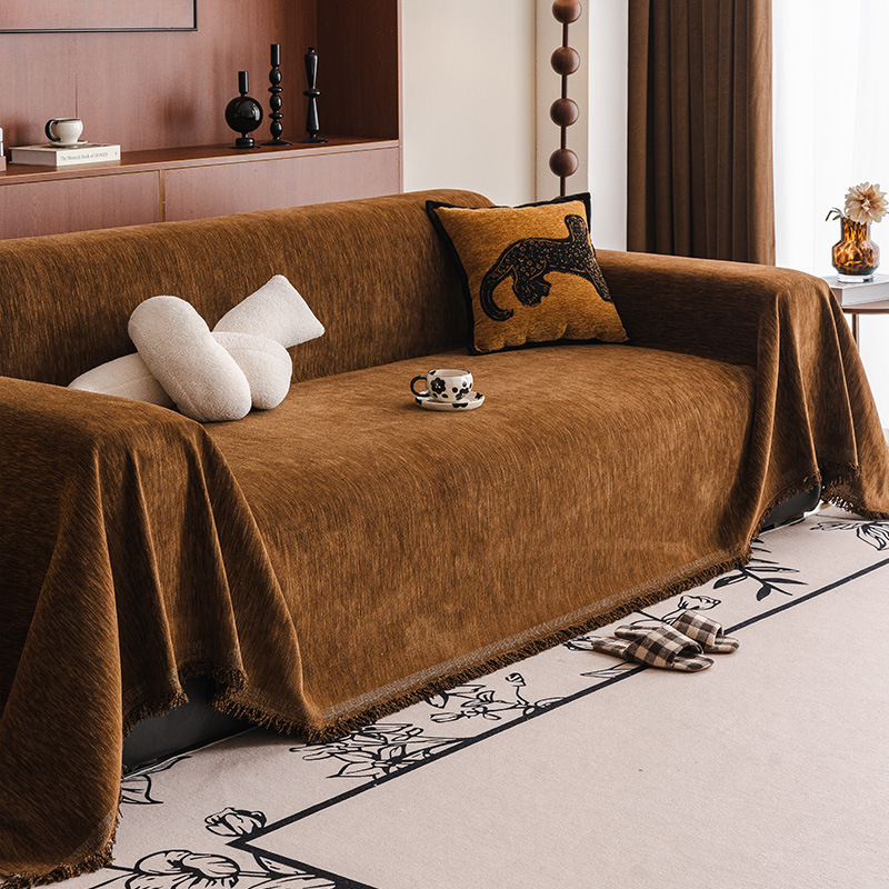 Color sofá cubierta 2026 nuevo sofá cubierta toalla antideslizante una cubierta completa anti-cat arañazo toalla sofá