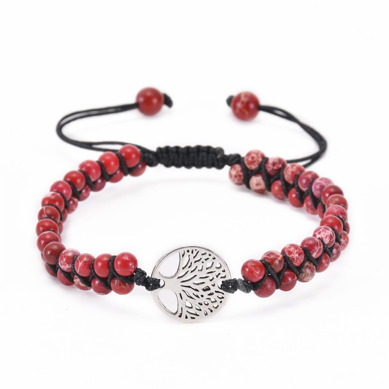 1 Piece Quantity Street Occasion Casual Lucky Tree Natural Stone Bracelets In Bulk