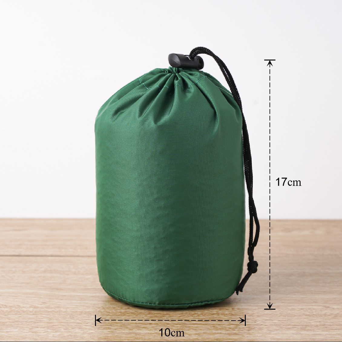 Bolsa de cuerda de nylon impermeable cilíndrica de plumón para ropa doméstica de poliéster bolsa de almacenamiento bolsa de embalaje bolsillo de paquete de contracción image 53
