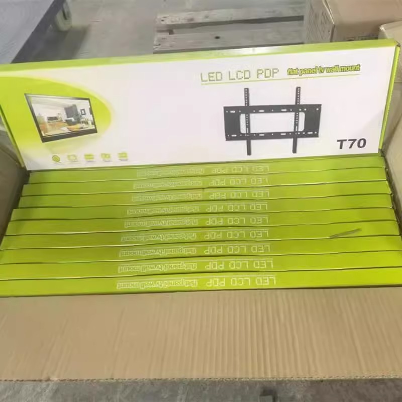 40-80 pulgadas LCD TV percha gran soporte integrado marco cuadrado universal ajustable soporte para colgar en la pared