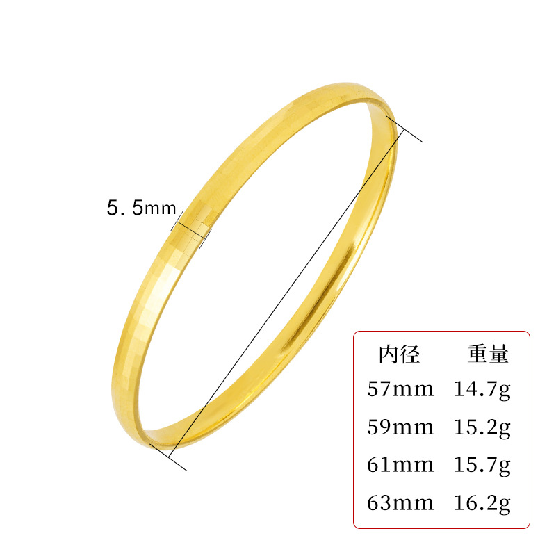 Vietnam oro flash mosaico pulsera del todo-fósforo de alta calidad antigua imitación oro pulsera accesorios nueva pulsera