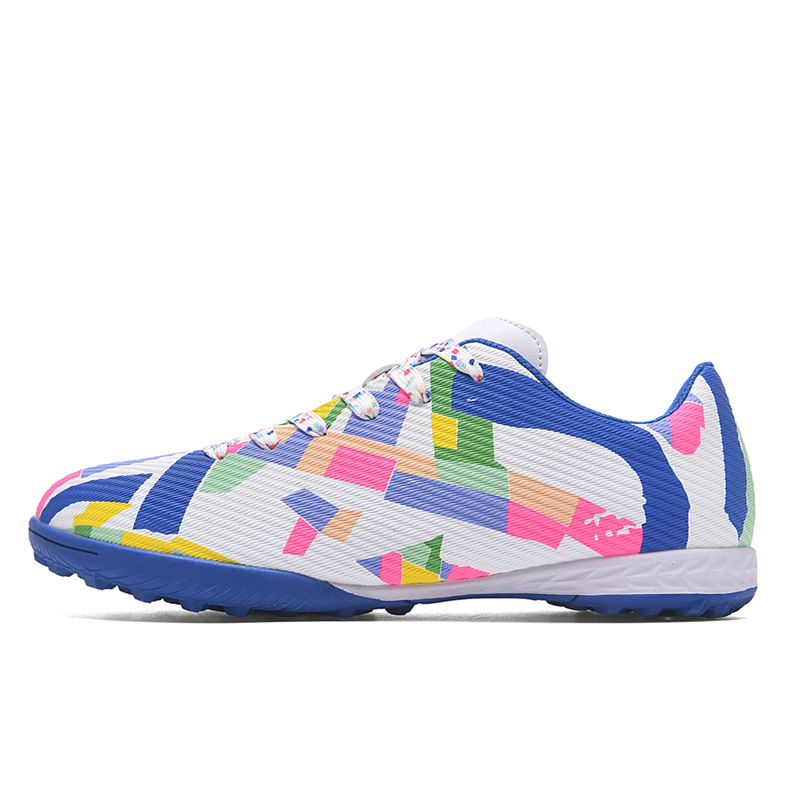 Scarpe da calcio basse transfrontaliere in erba sintetica TF, AG, in pelle, per uomo, donna, bambino, adolescente._voghion.com