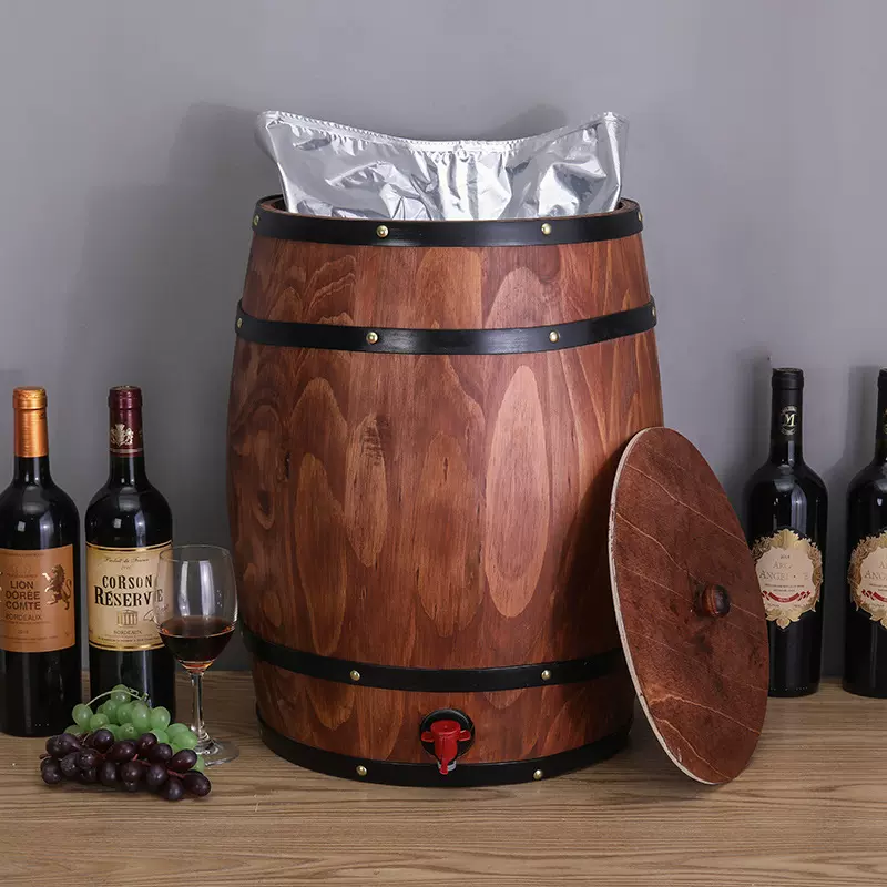 松木酒桶木质酒桶 白酒红酒葡萄酒木桶啤酒恒温发酵桶寿司桶