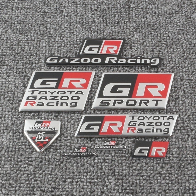 トヨタ GR ロゴ車のリアステッカー 86 レイツ修正ステッカーステアリングホイールステッカーサイド装飾ステッカーネームプレート車のステッカーに適しています|undefined