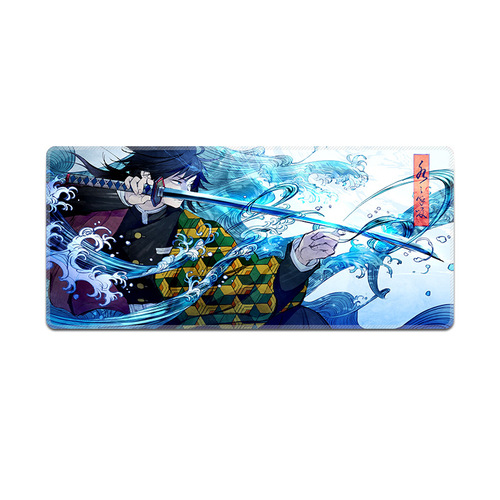 Engraving the Mousepad of Demon Slayer, Super Large Anime Gaming Electric Keyboard Mat Office Desk Mat Two-Dimensional Temu Dropshipping