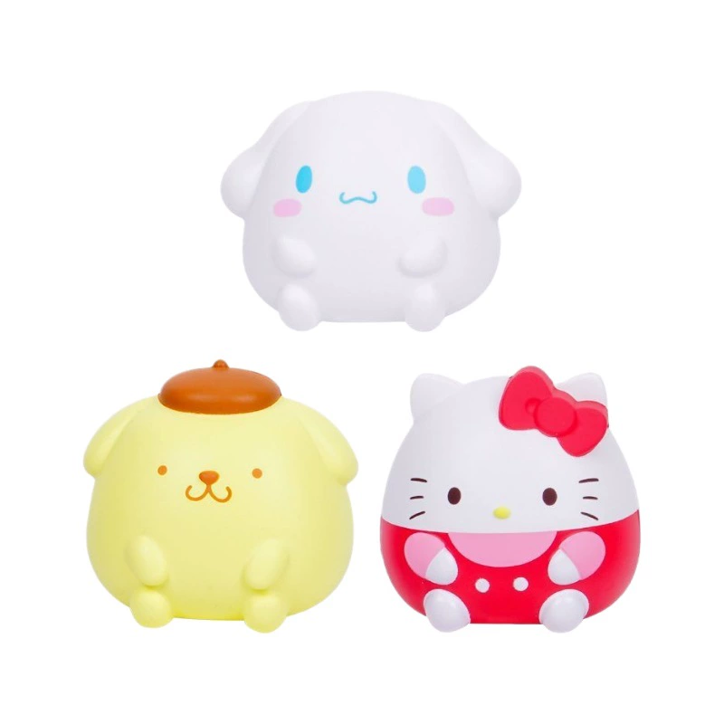 Собачка Sanrio Squishy Slime в сетчатой сумке, антистрессовый плюш 8–10 см, assorti персонажей