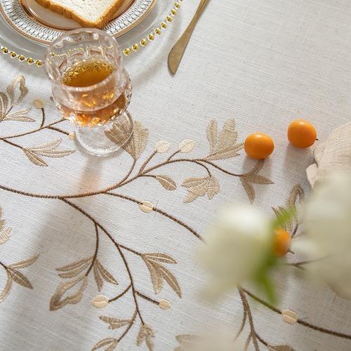 Cotton and linen tablecloth linen rectangular small fresh simple modern western restaurant tablecloth coffee table tassel cover