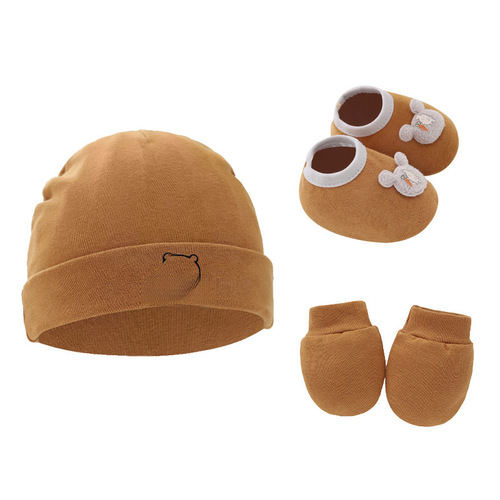Export Trade Europe and America Newborn Hats Baby Hats Baby Hat Baby Gloves Baby Foot Socks 8922012 