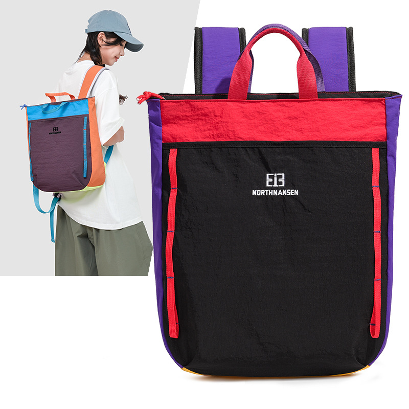 Mochila de color contraste al aire libre de montaña de marvel tinny nuevo otoño de gran capacidad de montaña bolsa de bicicleta