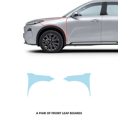 of Cutting Invisible Paint Film, Car paint protective film - a-pair-of-front-fender-tpu-films-imported-tpu-film-specially-cut-for-special-vehicles